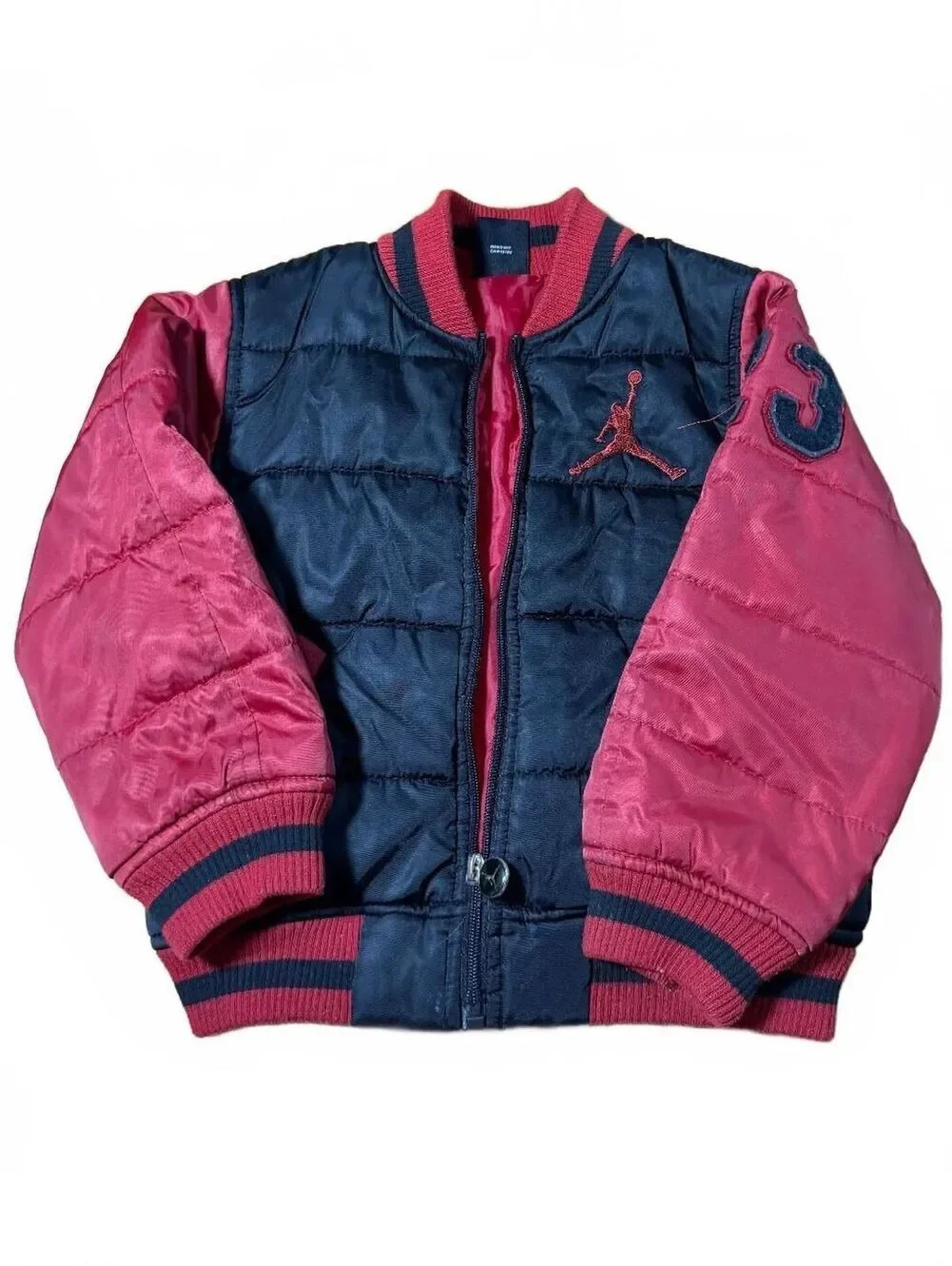 Y2K Nike Air Jordan Bomber Jacket Youth Boys Size 4 XS Puffer Jacket